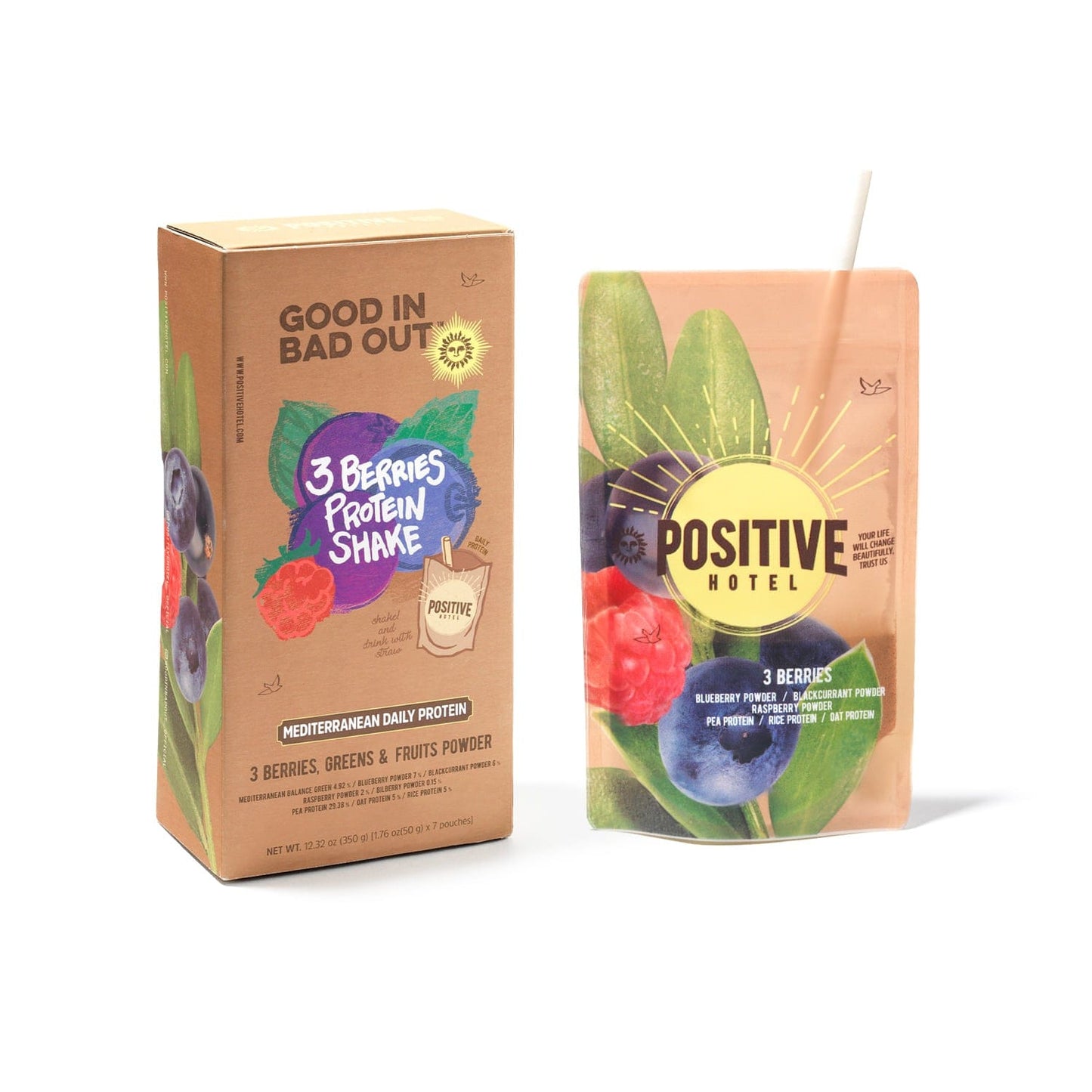 Positive Hotel Plant Proteins POSITIVE PROTEIN SHAKE