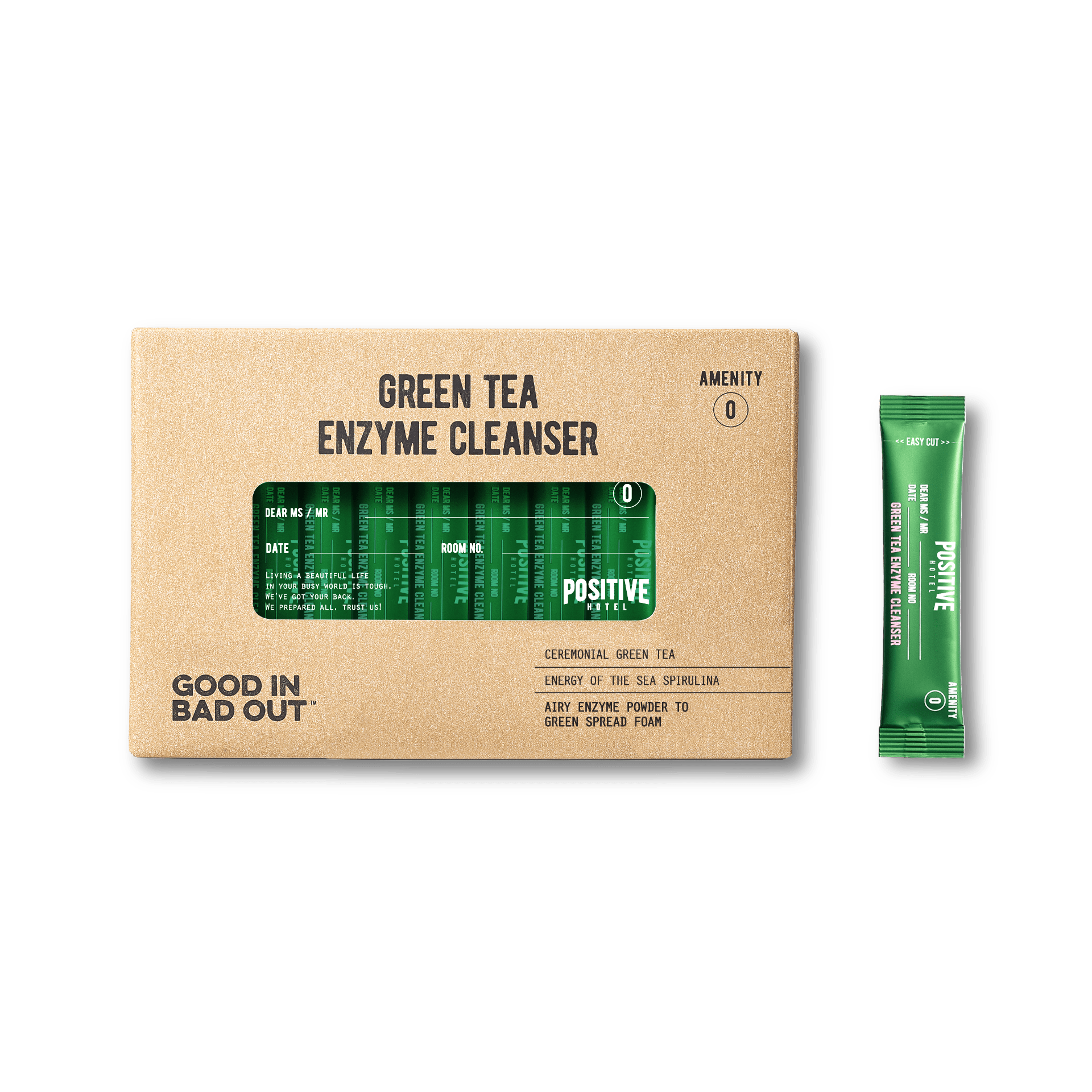 Positive Hotel Skincare GREENZYME CLEANSER